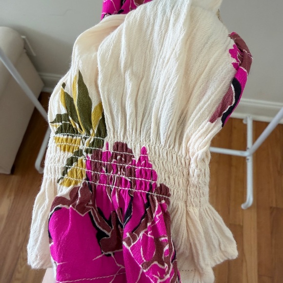 Billabong Floral Wrap Top Size M - Picture 4 of 5